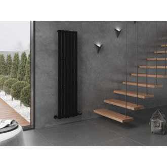 Dekoratívny radiátor Mexen Boston 1800 x 452 mm, 888 W, čierny - W213-1800-452-00-70
