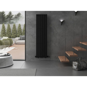 Dekoratívny radiátor Mexen Boston 1800 x 452 mm, 888 W, čierny - W213-1800-452-00-70