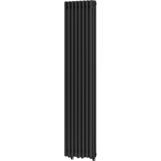 Dekoratívny radiátor Mexen Denver 1600 x 378 mm, 1487 W, čierny - W215-1600-378-00-70