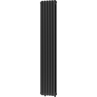 Dekoratívny radiátor Mexen Kent 1882 x 380 mm, 1392 W, čierny - W216-1882-380-00-70