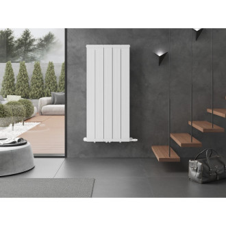 Dekoratívny radiátor Mexen Waco 1544 x 694 mm, 1550 W, biely - W217-1544-694-00-20