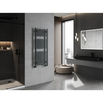 Kúpeľňový radiátor Mexen Ares 1200 x 500 mm, 531 W, antracit - W102-1200-500-00-66