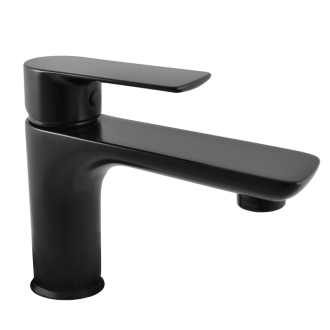 RAV SLEZÁK VLTAVA Batéria umývadlová stojanková - výška 142 mm - čierna matná VT426.5CMAT