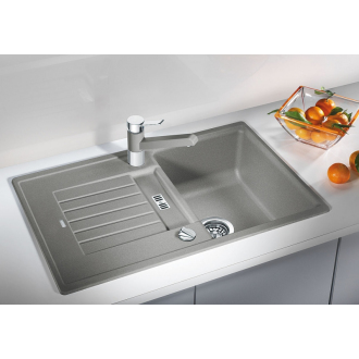 Blanco ZIA 45 S 515069 drez s odkvapom, obojstranný kávová drez vstavaný