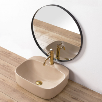 REA Umývadlo na dosku Luiza 50 Beige Matt REA-U9609