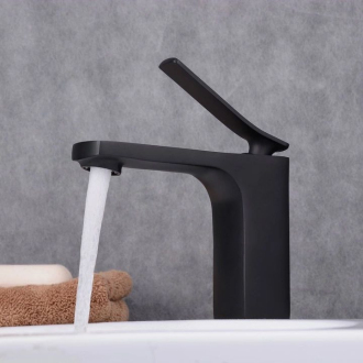 Rea Batéria umývadlová nízka Sonic Black BAT-00852