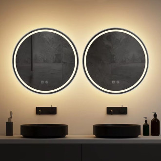 Rea Zrcadlo LED 70cm MMJ BRUSH SILVER HOM-06506