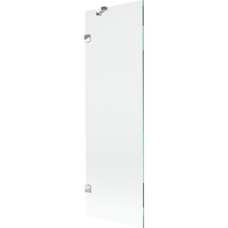 Vaňová zástena Mexen Lunar s jedným krídlom 60 x 150 cm, priehľadná, chróm - 897-060-000-01-00