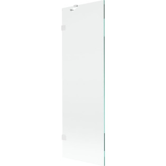 Vaňová zástena Mexen Lunar s jedným krídlom 60 x 150 cm, priehľadná, biela - 897-060-000-20-00
