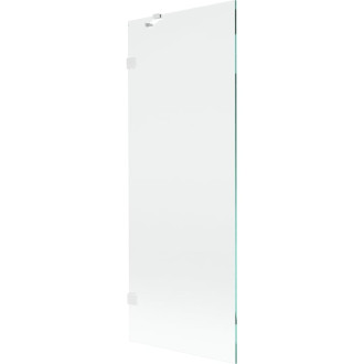 Vaňová zástena Mexen Lunar s jedným krídlom 70 x 150 cm, priehľadná, biela - 897-070-000-20-00