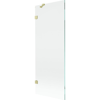Vaňová zástena Mexen Lunar s jedným krídlom 70 x 150 cm, priehľadná, kartáčované zlato - 897-070-000-55-00