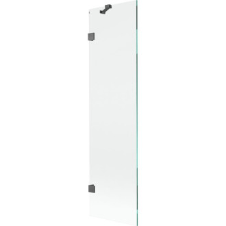 Vaňová zástena Mexen Lunar s jedným krídlom 50 x 150 cm, priehľadná, kartáčovaná pištoľovo sivá - 897-050-000-66-00