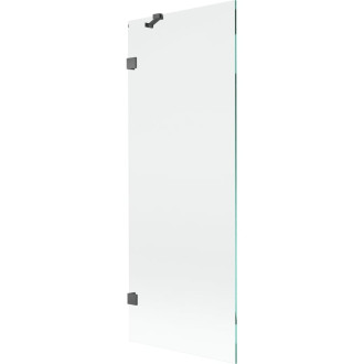 Vaňová zástena Mexen Lunar s jedným krídlom 70 x 150 cm, priehľadná, kartáčovaná pištoľovo sivá - 897-070-000-66-00