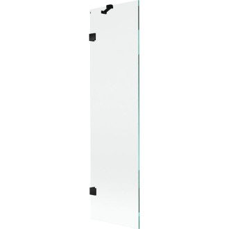Vaňová zástena Mexen Lunar s jedným krídlom 50 x 150 cm, priehľadná, čierna - 897-050-000-70-00