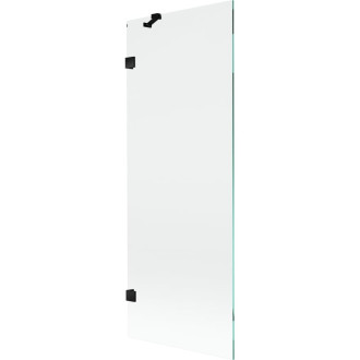 Vaňová zástena Mexen Lunar s jedným krídlom 70 x 150 cm, priehľadná, čierna - 897-070-000-70-00