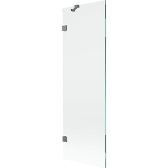 Vaňová zástena Mexen Lunar s jedným krídlom 60 x 150 cm, priehľadná, strieborná - 897-060-000-95-00