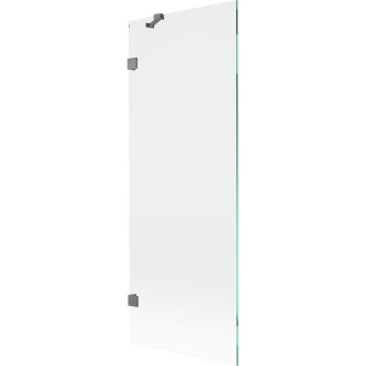 Vaňová zástena Mexen Lunar s jedným krídlom 70 x 150 cm, priehľadná, strieborná - 897-070-000-95-00