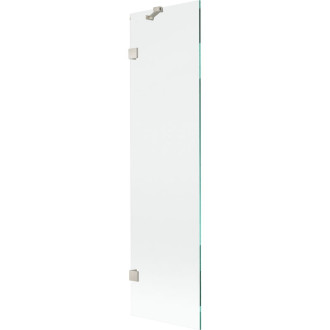 Vaňová zástena Mexen Lunar s jedným krídlom 50 x 150 cm, priehľadná, kartáčovaný nikel - 897-050-000-97-00