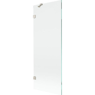 Vaňová zástena Mexen Lunar s jedným krídlom 70 x 150 cm, priehľadná, kartáčovaný nikel - 897-070-000-97-00