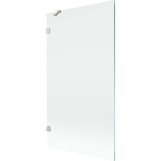 Vaňová zástena Mexen Lunar s jedným krídlom 100 x 150 cm, priehľadná, kartáčovaný nikel - 897-100-000-97-00