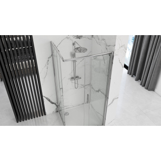 REA Sprchovací kút Punto chróm 90x90 REA-K0867