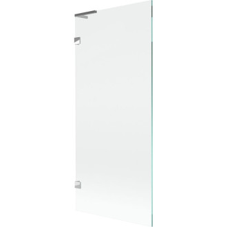 Vaňová zástena Mexen Lunar L s jedným krídlom 80 x 150 cm, priehľadná, chróm - 897L-080-000-01-00