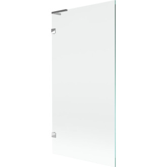 Vaňová zástena Mexen Lunar L s jedným krídlom 90 x 150 cm, priehľadná, chróm - 897L-090-000-01-00