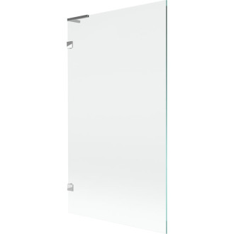 Vaňová zástena Mexen Lunar L s jedným krídlom 100 x 150 cm, priehľadná, chróm - 897L-100-000-01-00