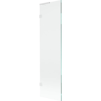 Mexen Lunar L jednokrídlová vaňová zástena 50 x 150 cm, priehľadná, biela - 897L-050-000-20-00