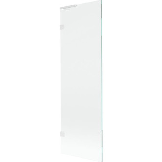 Mexen Lunar L jednokrídlová vaňová zástena 60 x 150 cm, priehľadná, biela - 897L-060-000-20-00