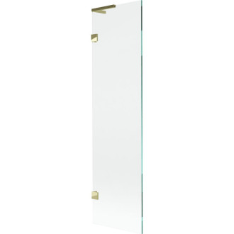 Vaňová zástena Mexen Lunar L s jedným krídlom 50 x 150 cm, priehľadná, zlatá - 897L-050-000-50-00