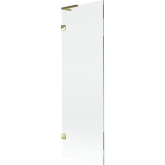 Vaňová zástena Mexen Lunar L s jedným krídlom 60 x 150 cm, priehľadná, zlatá - 897L-060-000-50-00