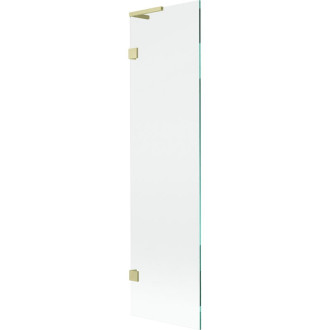 Vaňová zástena Mexen Lunar L s jedným krídlom 50 x 150 cm, priehľadná, kartáčované zlato - 897L-050-000-55-00