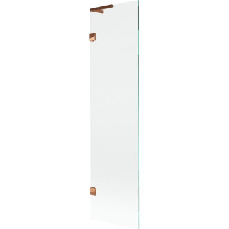 Vaňová zástena Mexen Lunar L s jedným krídlom 50 x 150 cm, priehľadná, ružové zlato - 897L-050-000-60-00