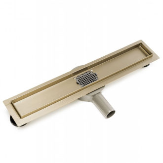 Rea Žľab s roštom Neo Slim L.Gold Pro-800 Mirror