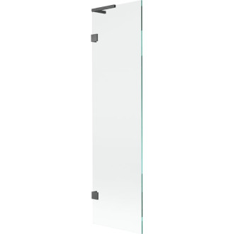 Vaňová zástena Mexen Lunar L s jedným krídlom 50 x 150 cm, priehľadná, kartáčovaná pištoľovo sivá - 897L-050-000-66-00