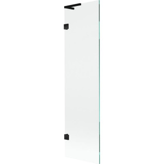 Vaňová zástena Mexen Lunar L s jedným krídlom 50 x 150 cm, priehľadná, čierna - 897L-050-000-70-00
