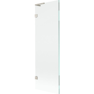 Vaňová zástena Mexen Lunar L s jedným krídlom 60 x 150 cm, priehľadná, kartáčovaný nikel - 897L-060-000-97-00