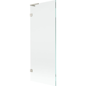 Vaňová zástena Mexen Lunar L s jedným krídlom 70 x 150 cm, priehľadná, kartáčovaný nikel - 897L-070-000-97-00