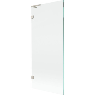 Vaňová zástena Mexen Lunar L s jedným krídlom 80 x 150 cm, priehľadná, kartáčovaný nikel - 897L-080-000-97-00