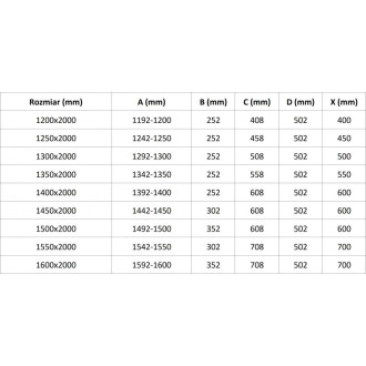 Sprchové dvere Mexen Lunar L s ľavými pántami 150 cm, priehľadné, kartáčovaný nikel - 834SL-150-050-97-00-L