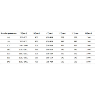 Vaňová zástena Mexen Lunar 2-krídla ľavá 130 x 150 cm, priehľadná, ružové zlato - 897-130-100-60-00-L