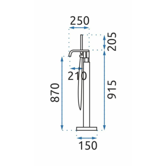 Rea Vaňová batéria Carat Black matt REA-B5423