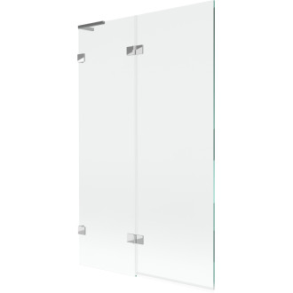 Mexen Lunar L vaňová zástena ľavá, 2 krídla, 110 x 150 cm, priehľadná, chróm - 897L-110-100-01-00-L