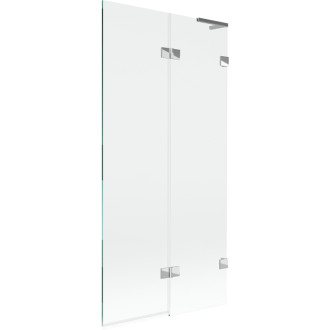 Mexen Lunar L vaňová zástena pravá, 2 krídla, 90 x 150 cm, priehľadná, chróm - 897L-090-100-01-00-P