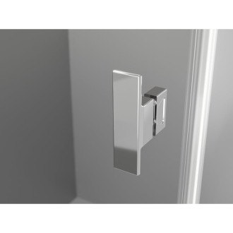 Sprchovací kút Mexen Mist T s výklopným umývadlom 105 x 75 cm, priehľadný, chróm - 8A4T-105-075-01-00