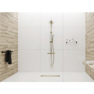 Rea Žľab s roštom Neo&amp;Pure 900 L.Gold REA-G7003