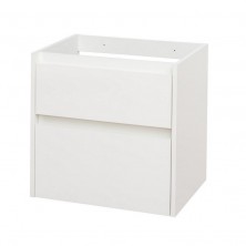 Mereo Opto kúpeľňová skrinka, spodná, biela, 2 zásuvky, 610x580x460 mm CN910S