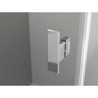 Sprchovací kút Mexen Mist Duo s výklopným mechanizmom 115 x 90 cm, priehľadný, chróm - 8A4-115-090-01-00