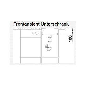 Blanco RONDOVAL 45 515670 drez okrúhly aluminium drez vstavaný
